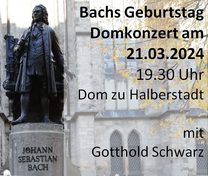 Konzert zu Bachs Geburtstag 31.03.